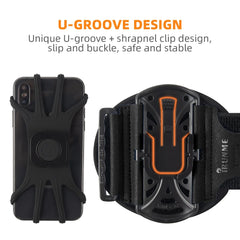 Removable Rotating Sports Phone Wristband Arm Bag