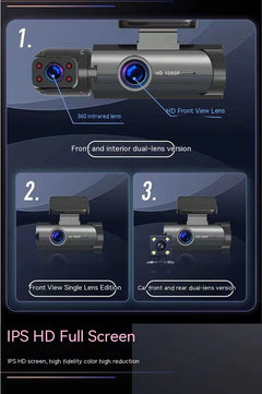 Dual-lens HD 316-inch Driving Recorder