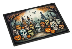 Calaveras Sugar Skulls Spooky Halloween Doormat